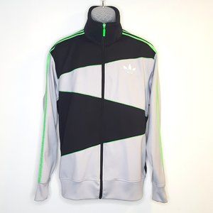 Adidas Men's Full Zip Up Athletic Track Jacket W/Zipper Pockets, Size: Large.